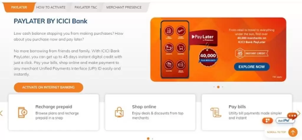 Icici Pay Later Charges Customer Care Activation